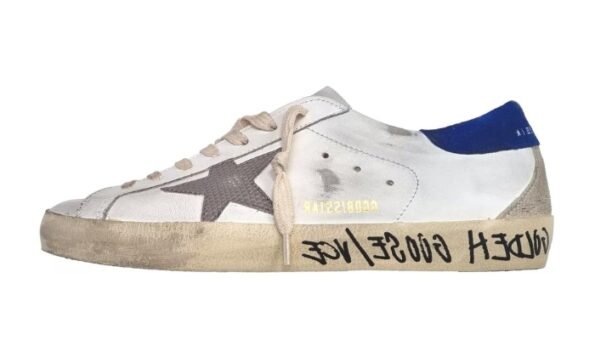 carpe sneakers uomo vintage superstar 11554 bianco, blu