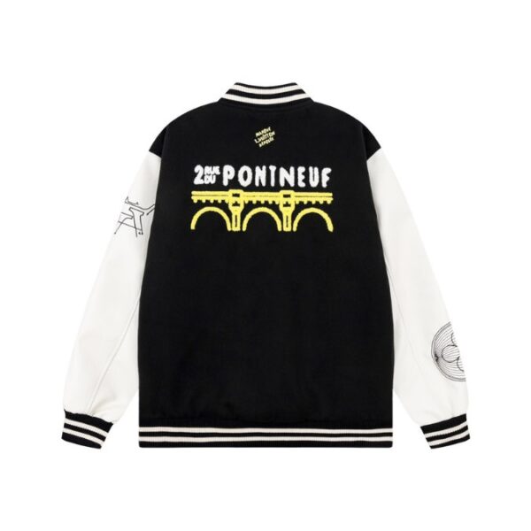 LV Jacket Black White Pont Neuf