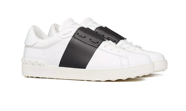 VLTN Sneaker Open Black Strip