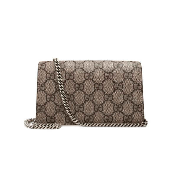 BORSA A SPALLA DIONYSUS GG SUPREME MICRO EBANO