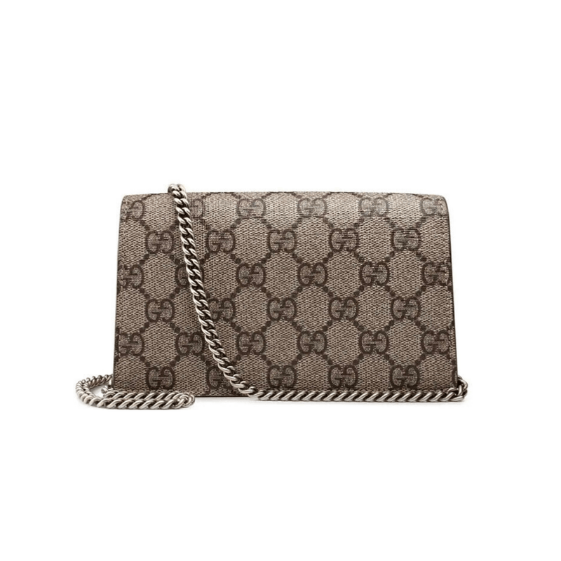 BORSA A SPALLA DIONYSUS GG SUPREME MICRO EBANO