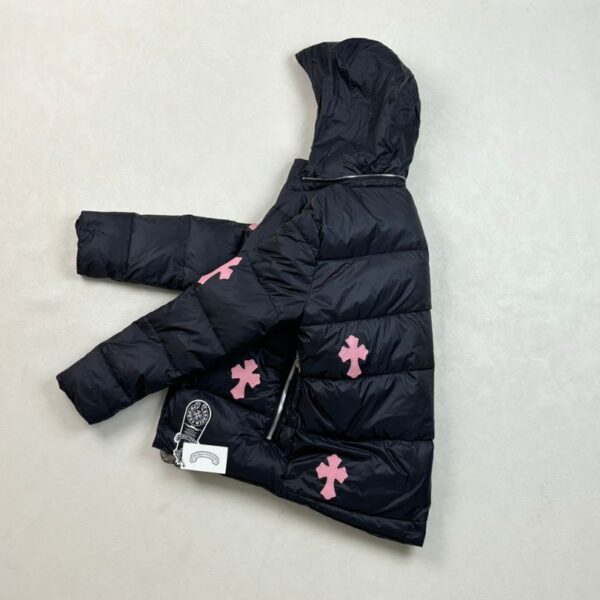 CHRM HRTS Jacket Puffer Black Cross CH080