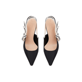 JDR DECOLLETÈ SLINGBACK NERO