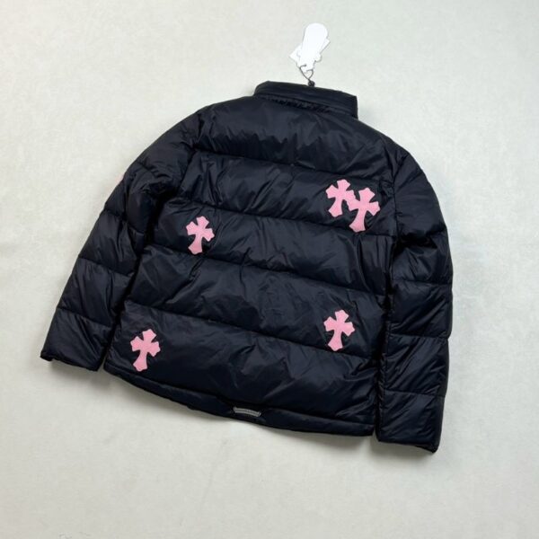 CHRM HRTS Jacket Puffer Black Cross CH080