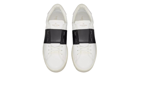 VLTN Sneaker Open Black Strip