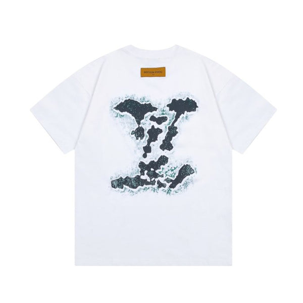 LV T-shirt White Green