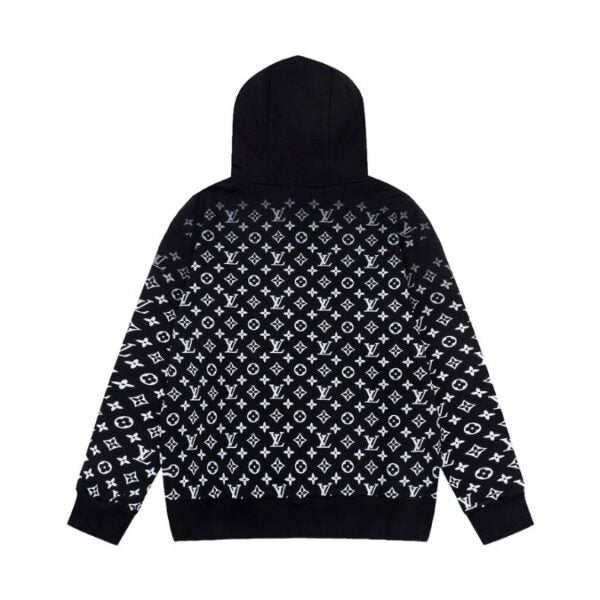 LV Hoodie Black Monogram Gradient