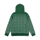 LV Hoodie Green Monogram Gradient