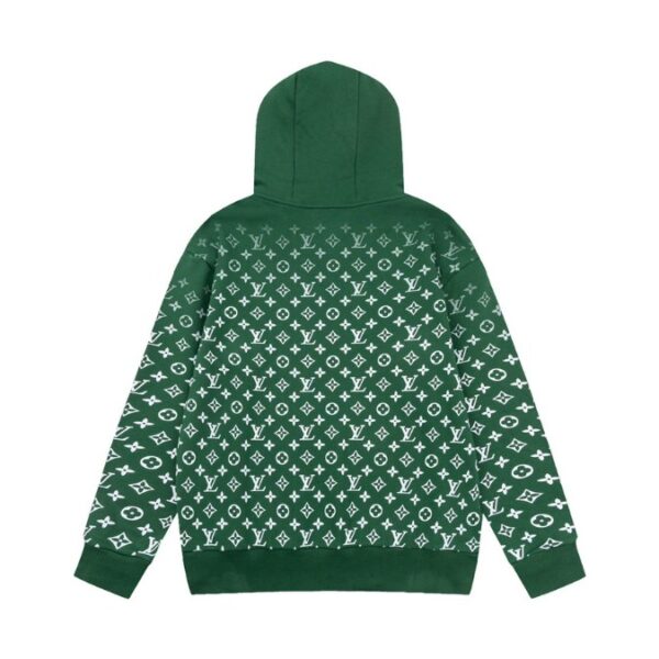 LV Hoodie Green Monogram Gradient
