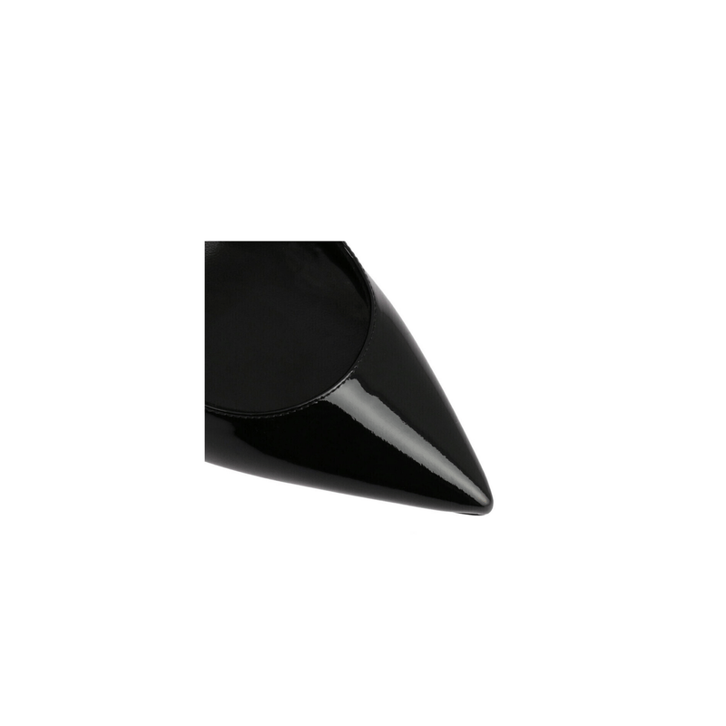 OPYM DECOLLETE NERO VERNICE TACCO NERO LUCIDO