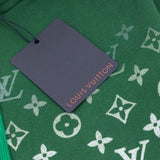 LV Hoodie Green Monogram Gradient