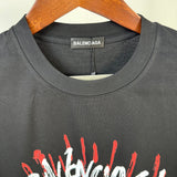 BLNCG T-shirt Graffiti Print Black