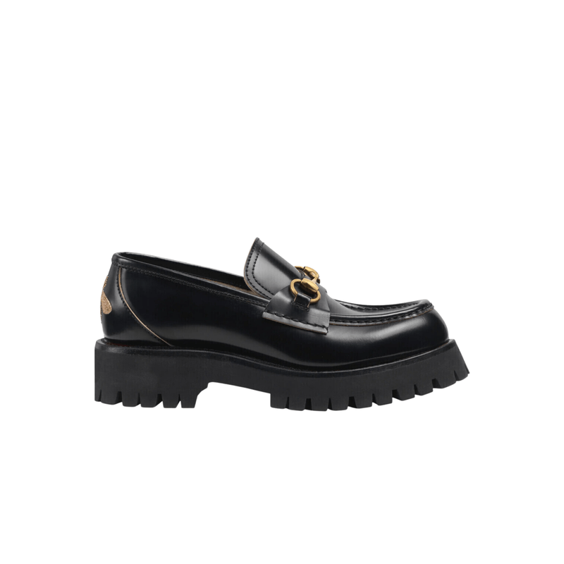 MOCASSINO A CARRARMATO CON MORSETTO RETRO LOGO ACE COLORE NERO IN PELLE