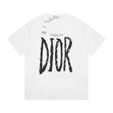 CD T-shirt Black Graphic Logo Couture