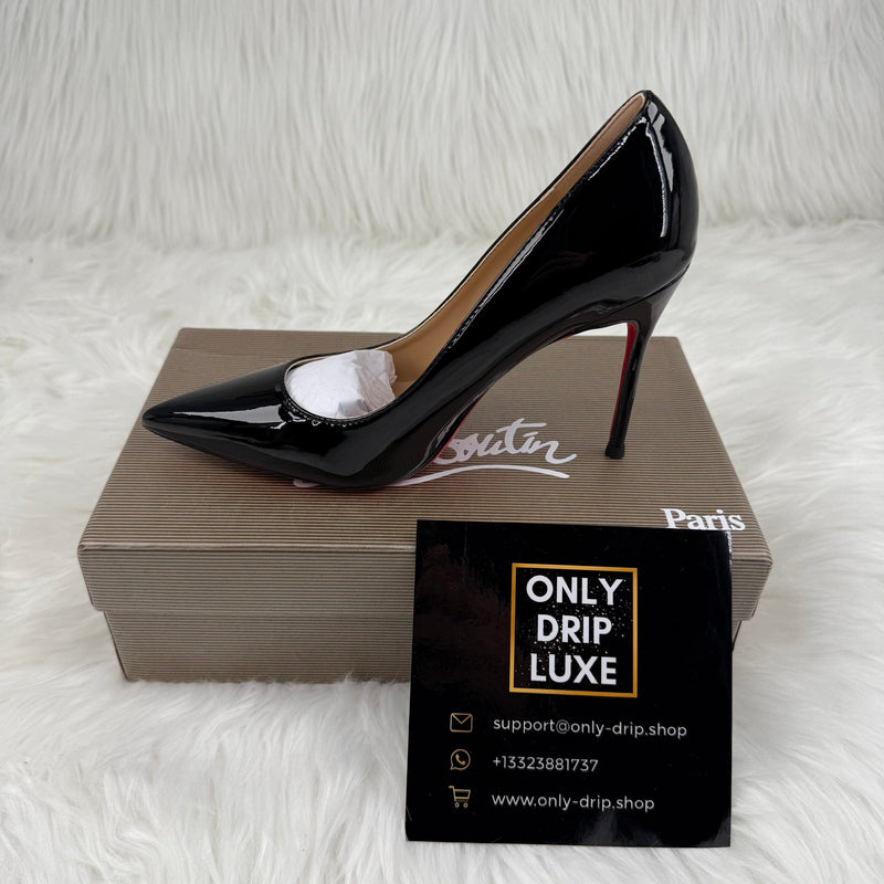 DÉCOLLETÉ IN PELLE NERA SO KATE 120 MM