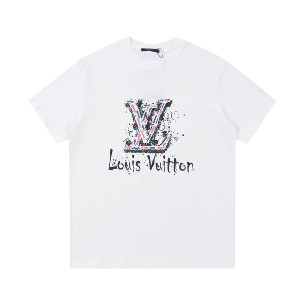 LV T-Shirt Paint-Splatter White