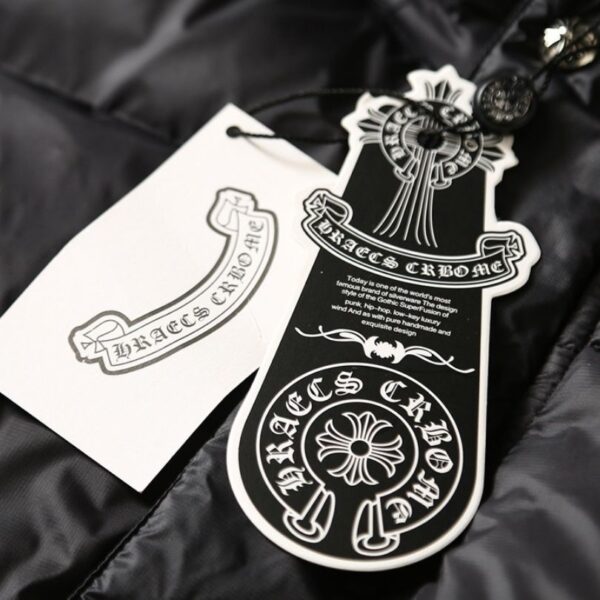 CHRM HRTS Jacket Puffer Black Cross CH080