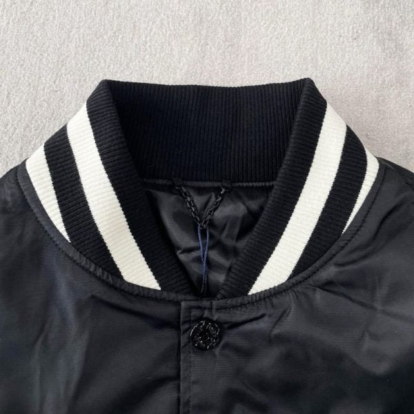LV Jacket Lovers’ Nylon Crystal Baseball