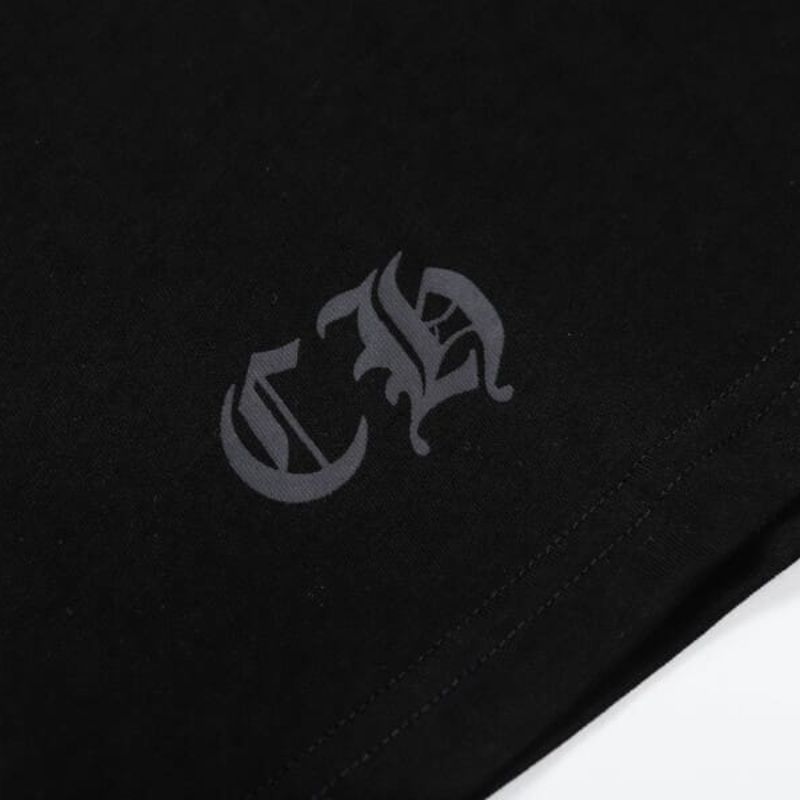 CHRM HRTS T-Shirt Triple Cross Logo Black