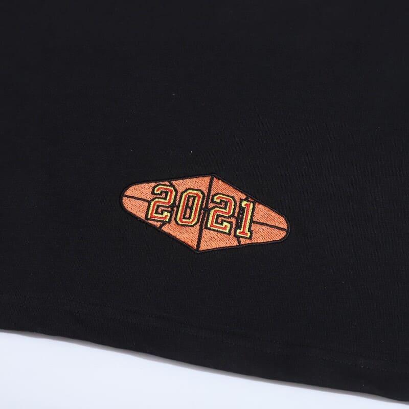 LV x Basket T-shirt Crossover Round Neck Printing