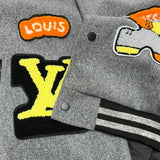 LV Jacket Patches Varsity Style