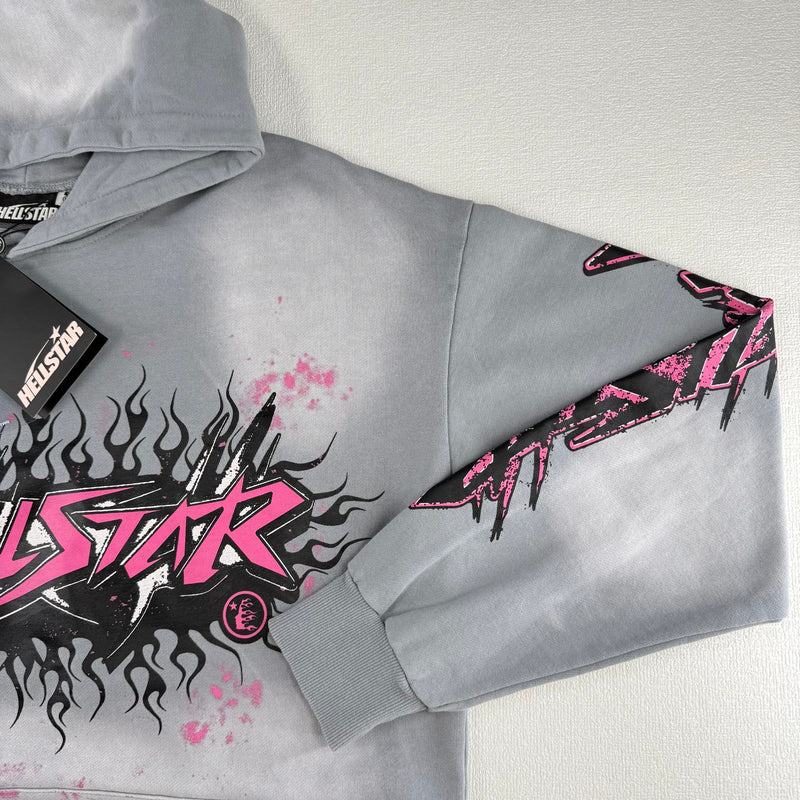 HLSTR Hoodie Future Flame Grey/Pink