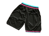 PANTALONCINO BASKET MH – NERO/AZZURRO