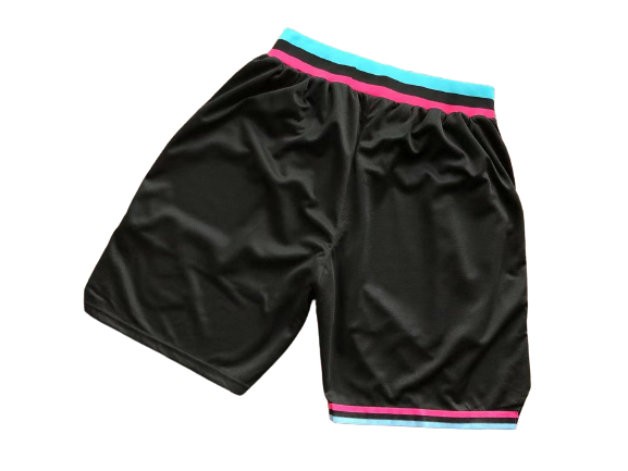 PANTALONCINO BASKET MH – NERO/AZZURRO
