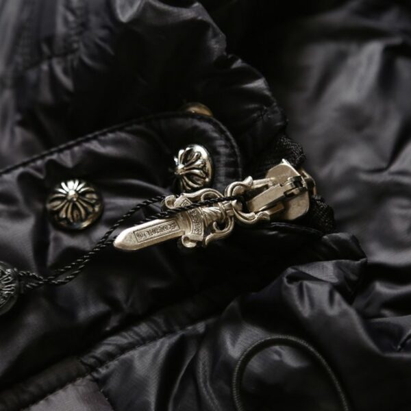CHRM HRTS Jacket Puffer Black Cross CH080