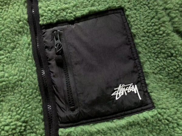 STSY Jacket 8 Ball Sherpa Reversible 6