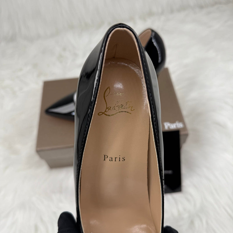 DÉCOLLETÉ IN PELLE NERA SO KATE 120 MM