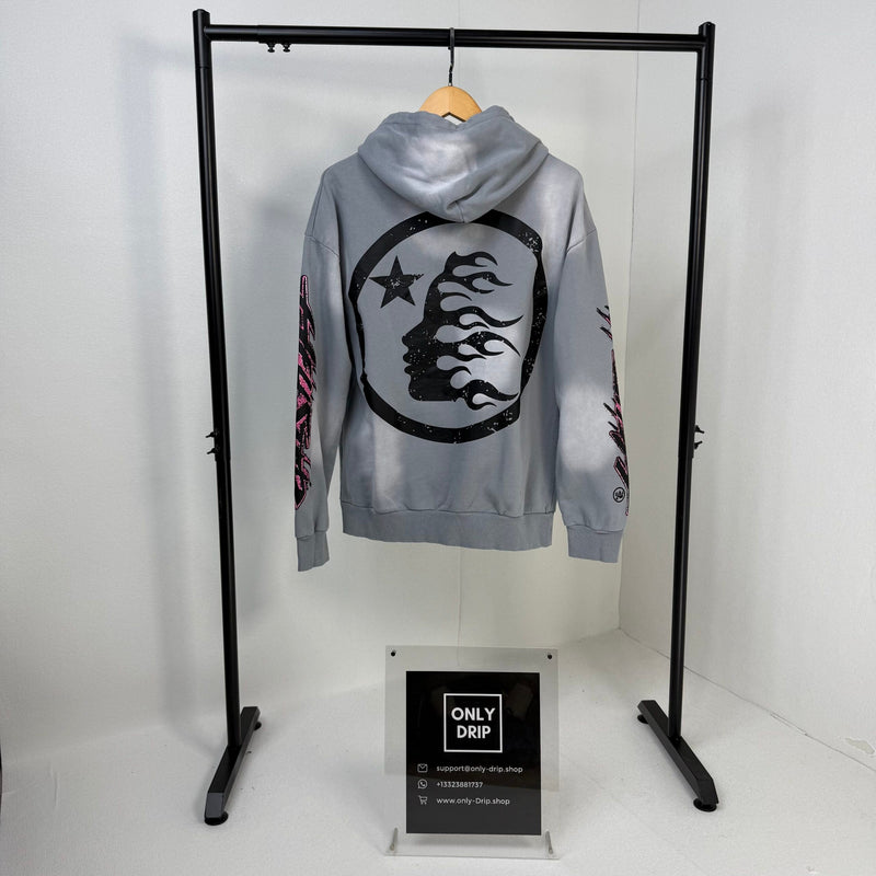 HLSTR Hoodie Future Flame Grey/Pink