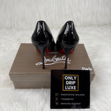 DÉCOLLETÉ IN PELLE NERA SO KATE 120 MM