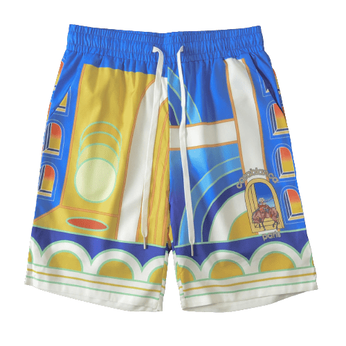 SHORT CASABLANCA BLUE
