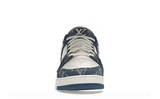 TRAINER MONOGRAM DENIM WHITE BLUE