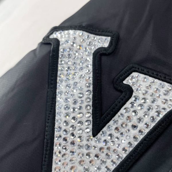 LV Jacket Lovers’ Nylon Crystal Baseball