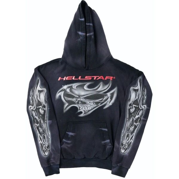 HLSTR Hoodie Airbrushed Skull