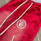 HLSTR Red Flare Sweatpants