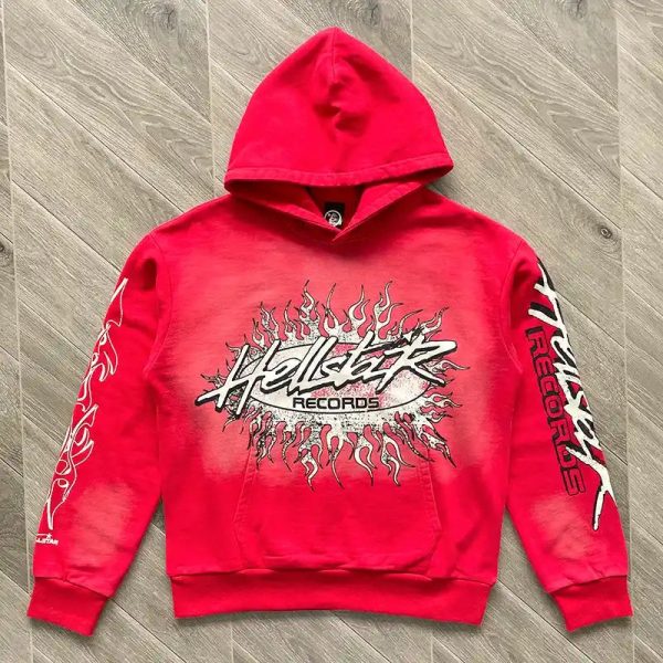 HLSTR Hoodie Records Hoodie Red