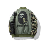 BP x OVO Jacket Loose Fit MA-1 Olive Drab