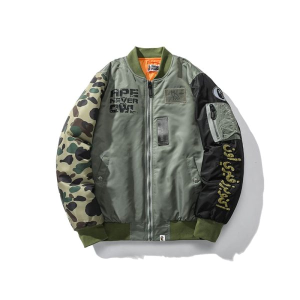 BP x OVO Jacket Loose Fit MA-1 Olive Drab