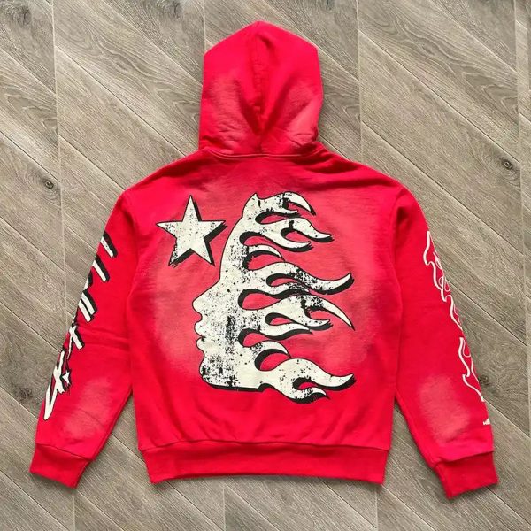 HLSTR Hoodie Records Hoodie Red