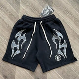 HLSTR Flame Shorts Black