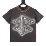BLNCG T-shirt BB Logo Spray Paint Black
