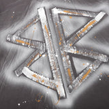 BLNCG T-shirt BB Logo Spray Paint Black