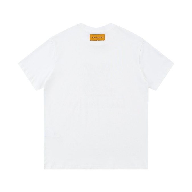 LV T-Shirt Paint-Splatter White