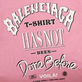BLNCG T-shirt Graphic Slogan Distressed Pink