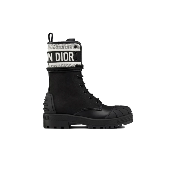 STIVALETTO TESSUTO TECNICO BIANCO E NERO