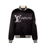 LV Jacket Lovers’ Nylon Crystal Baseball