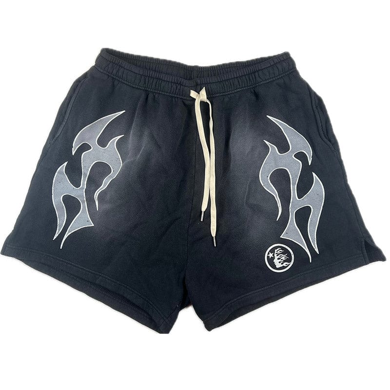 HLSTR Flame Shorts Black